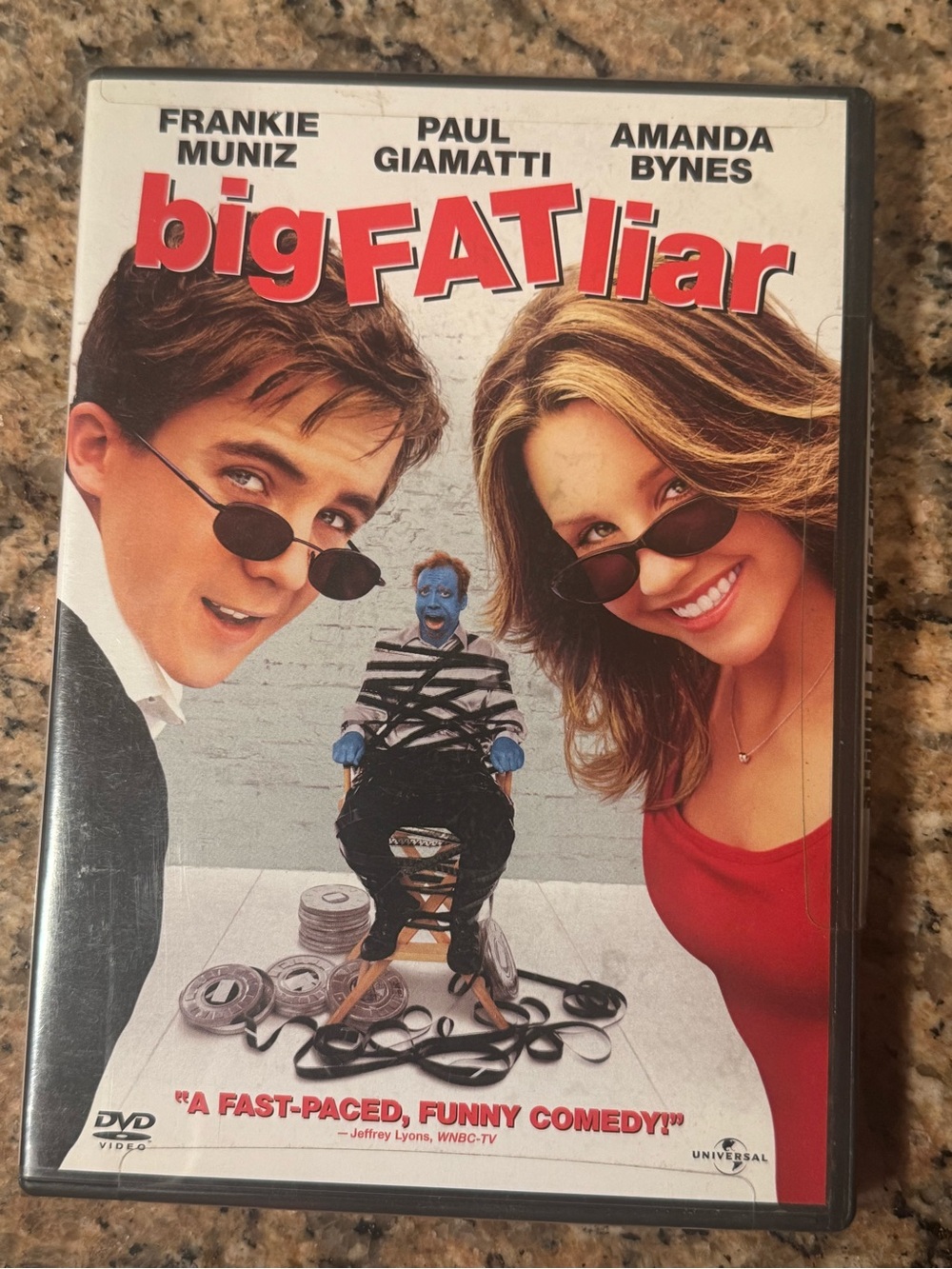 Universal big FAT liar DVD - Red, White, Blue, Black